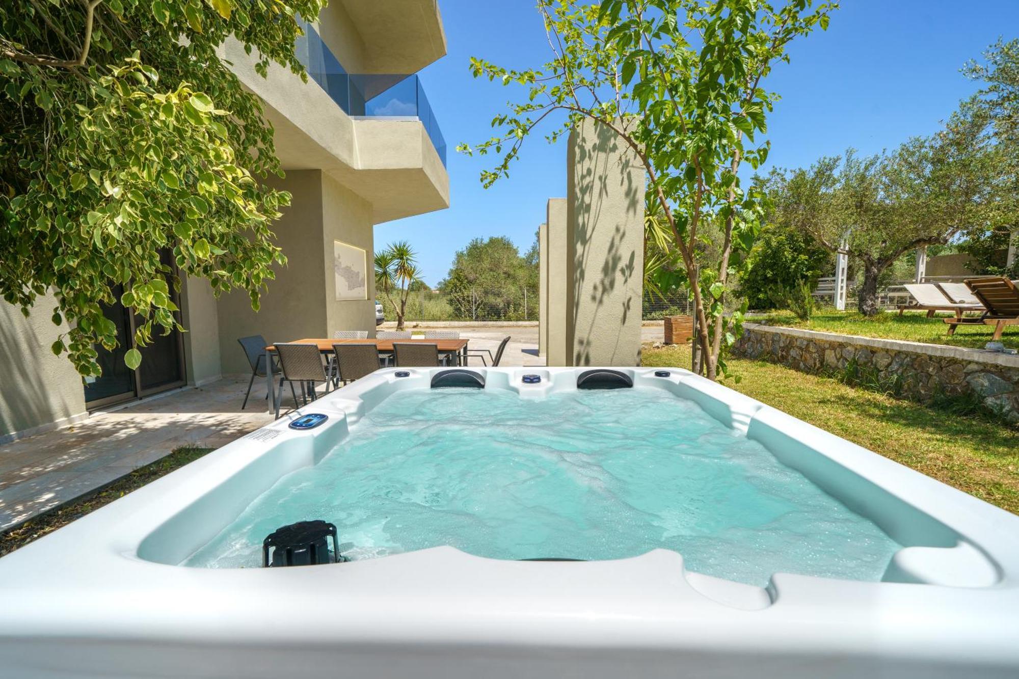 גאורגיופוליס Villa Marian With Private Swimming Pool & Jacuzzi מראה חיצוני תמונה